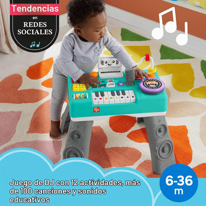 Fisher-Price Juguete para bebés y niños pequeños, mesa de DJ para r...