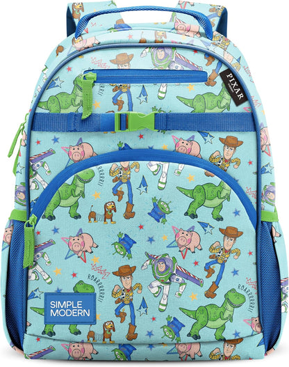 Simple Modern Mochila para niños y niñas escolares, Disney: Buzz y...