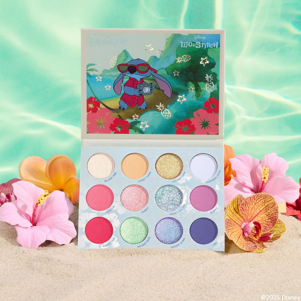 ColourPop x Stitch Beach Dreamin' Paleta de sombras de ojos, ed...