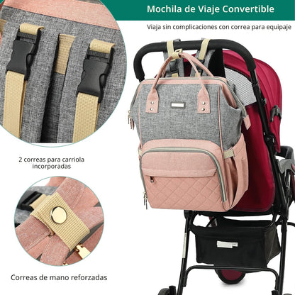 GAIVP Mochila para pañales, bolsas de pañales para bebés, niñas y n...