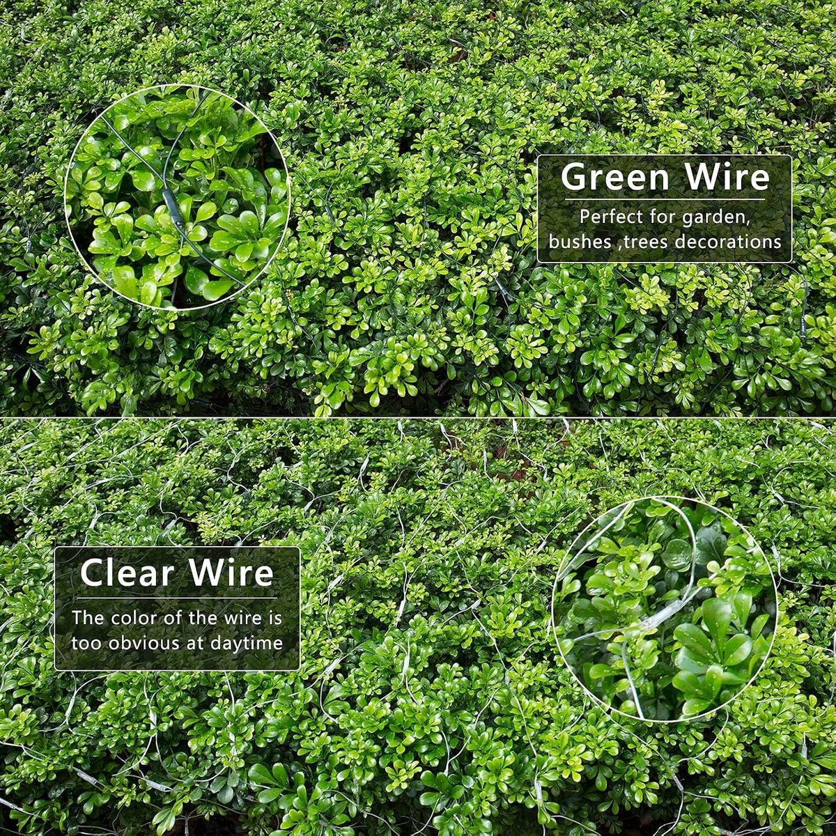 Joomer Luces de red de Navidad de 12 pies x 5 pies, luces de malla...