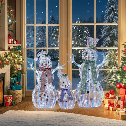 Ultym Decoraciones familiares grandes de muñeco de nieve navideño c...