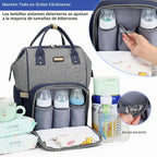 Mochila para pañales, bolsas de pañales para bebés, niñas y niños,...