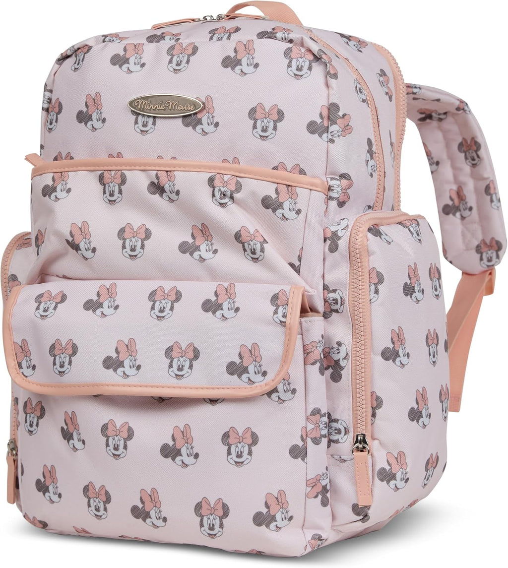 Disney Mochila para pañales con cambiador Minnie Mouse \u2013 Bolsa...