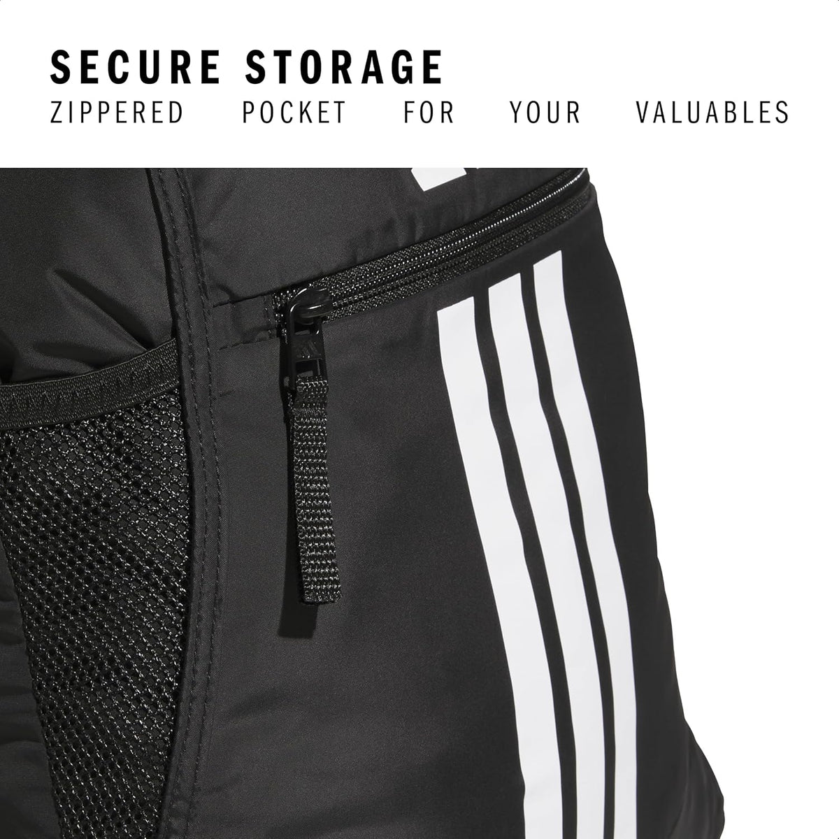 adidas Alliance Sackpack - Mochila con cordón para deportes, bolsa...