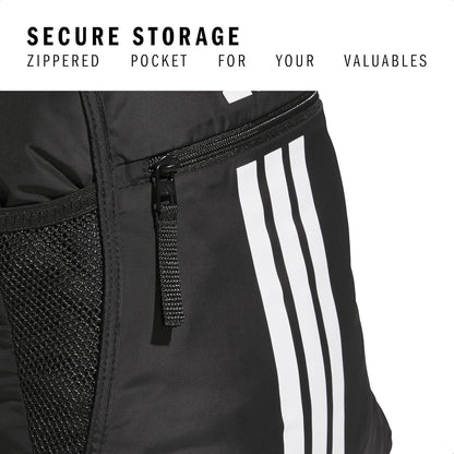 adidas Alliance Sackpack - Mochila con cordón para deportes, bolsa...