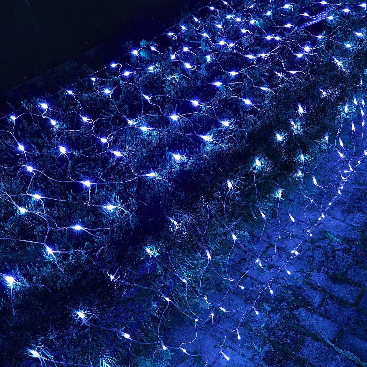 Dazzle Bright - Luces de red de Navidad, 360 LED de 12 pies x 5 pie...