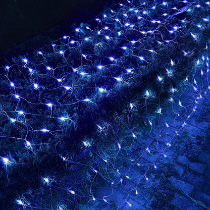 Dazzle Bright - Luces de red de Navidad, 360 LED de 12 pies x 5 pie...