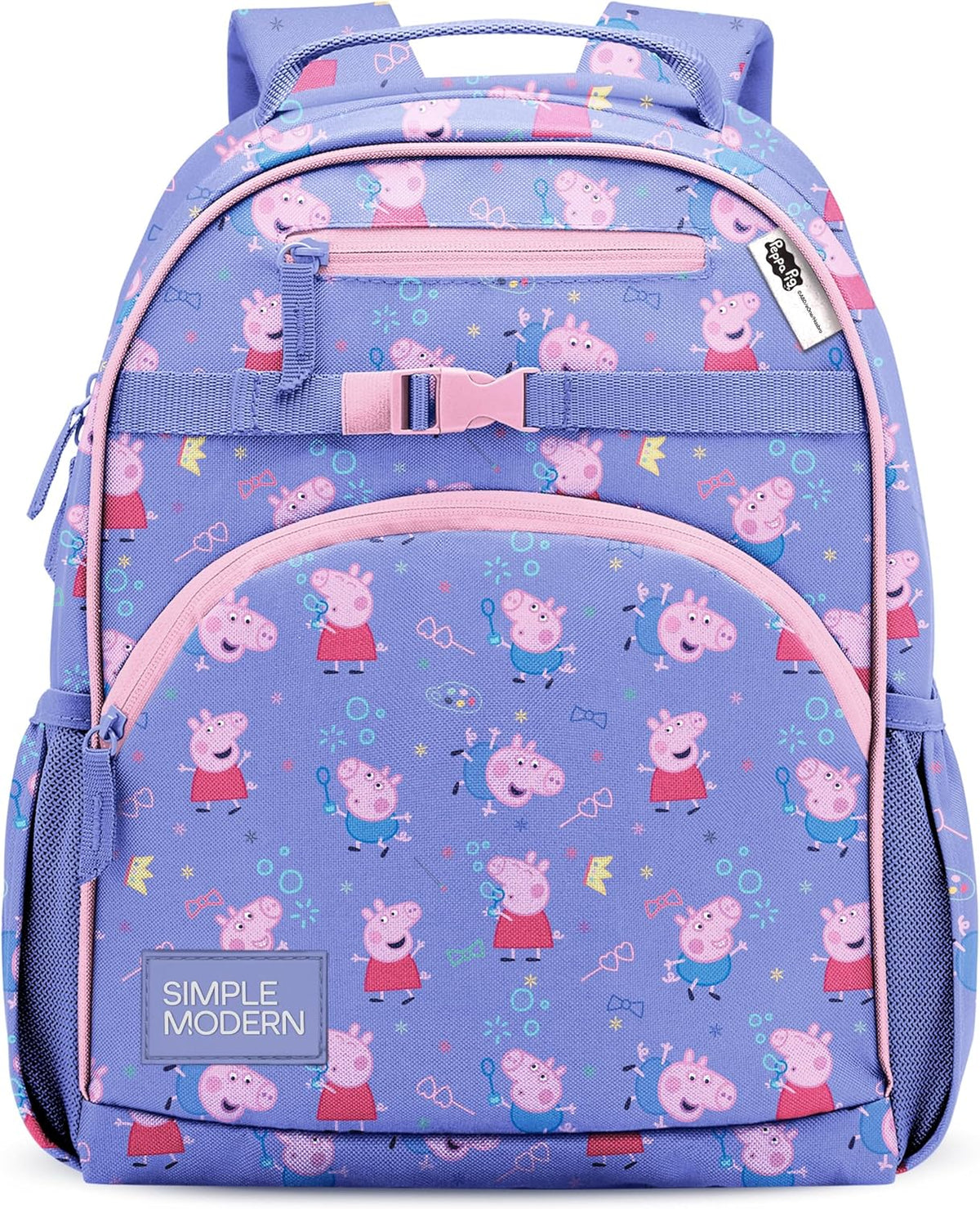 Simple Modern Peppa Pig - Mochila infantil para escuela, niñas, niñ...