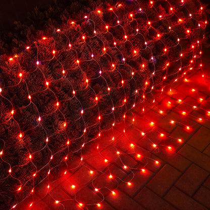 Dazzle Bright - Luces de red de Navidad, 360 LED de 12 pies x 5 pie...