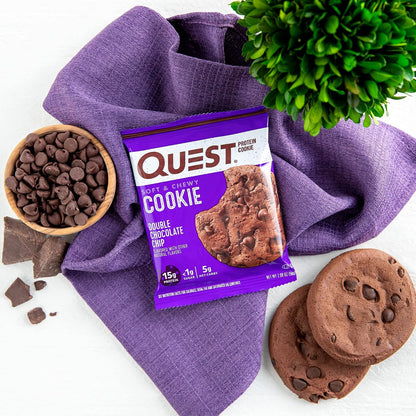 Quest Nutrition - Paquete de galletas de proteína con chispas de ch...