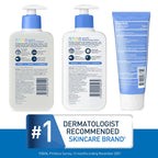 CeraVe Juego de baño para bebé, lavado y champú de 8 onzas + loción...