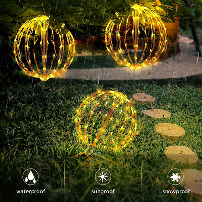 Bolas de luz de Navidad de 16 pulgadas, paquete de 3 decoraciones n...
