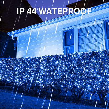Dazzle Bright - Luces de red de Navidad, 360 LED de 12 pies x 5 pie...