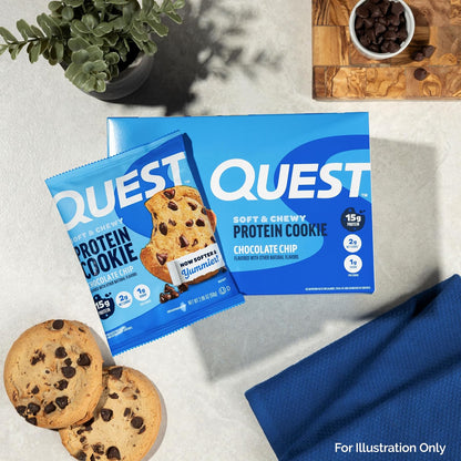 Proteína Quest galletas mantequilla de maní (Chocolate Chip) | 0.07...