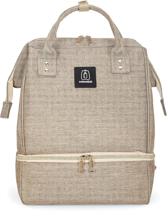 MOMIGO Mochila para extractor de leche \u2013 Doble capa para madre...