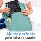Kopi Baby Cambiador de pañales portátil, bolsillo de toallitas, fle...
