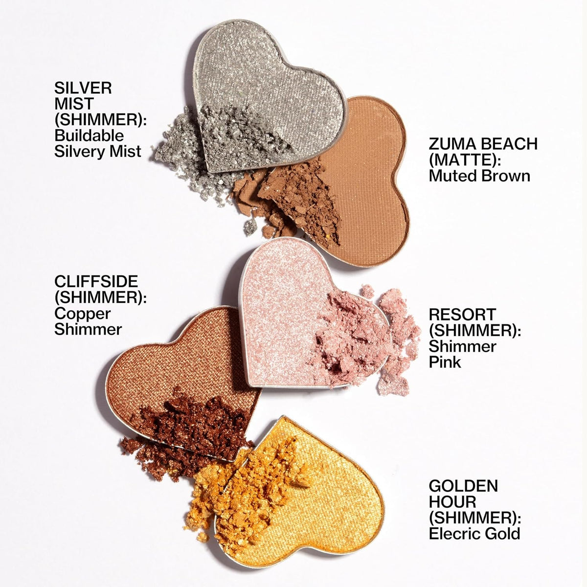 Pacifica Paleta de sombras de ojos \u2013 Sombra de ojos mineral Ma...