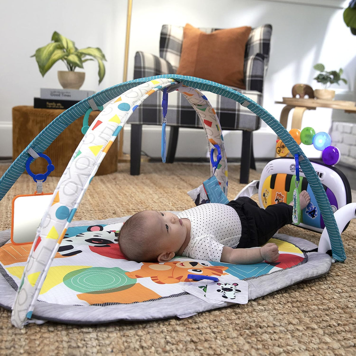 Baby Einstein Gimnasio de Juego y Alfombrilla de Actividad 4 en 1 K...