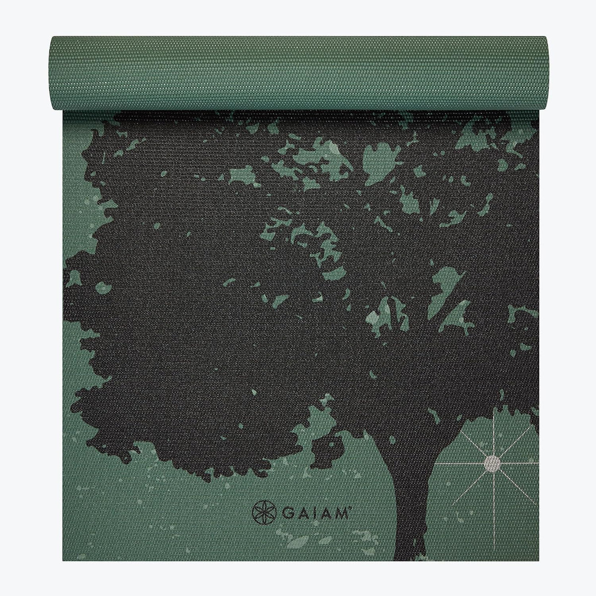 Gaiam - Tapete de yoga con estampado, antideslizante para ejercicio...