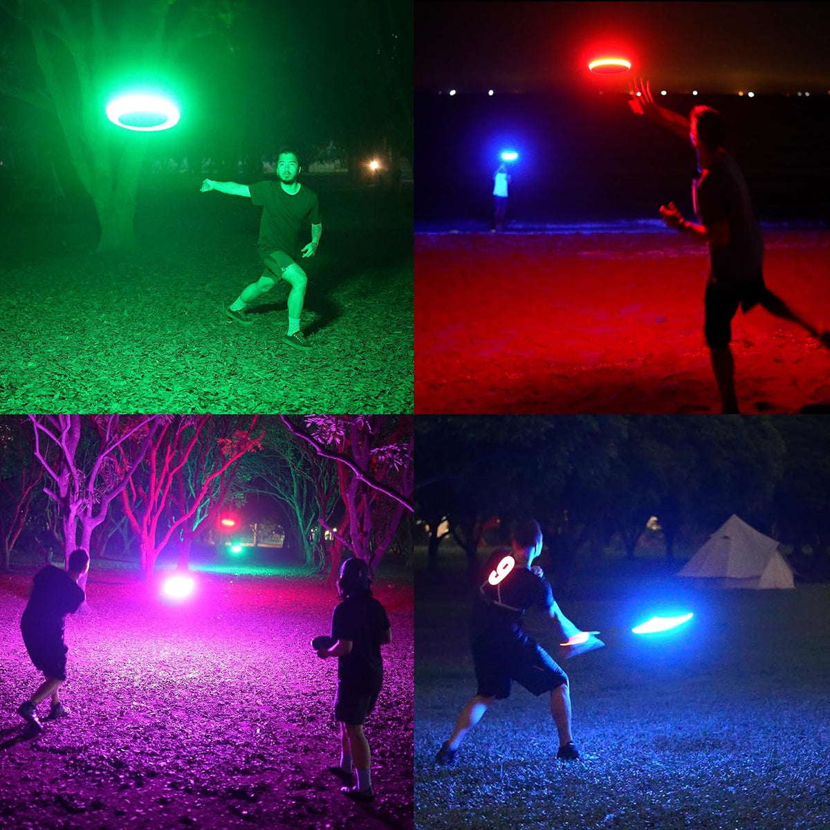 TOSY Disco volador: 16 millones de colores RGB o 36 LED, extremadam...