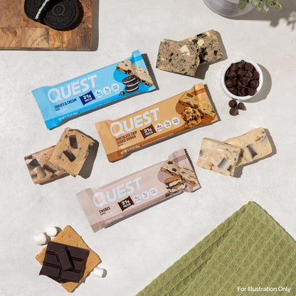 Quest Nutrition - Barras de proteína de muffin de arándanos, 0.71 o...