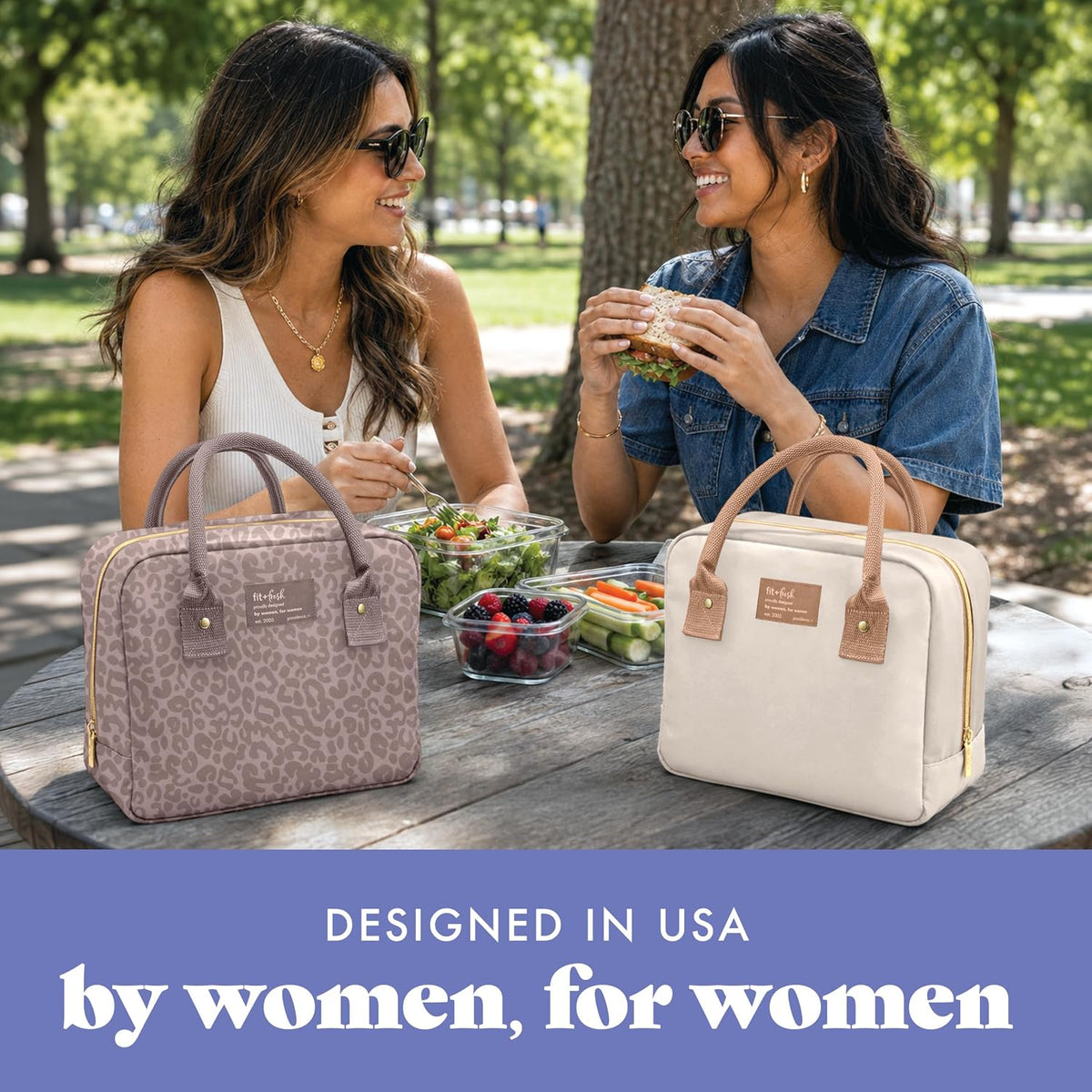 Fit &amp; Fresh - Lonchera Bloomington para mujeres - Lonchera gran...