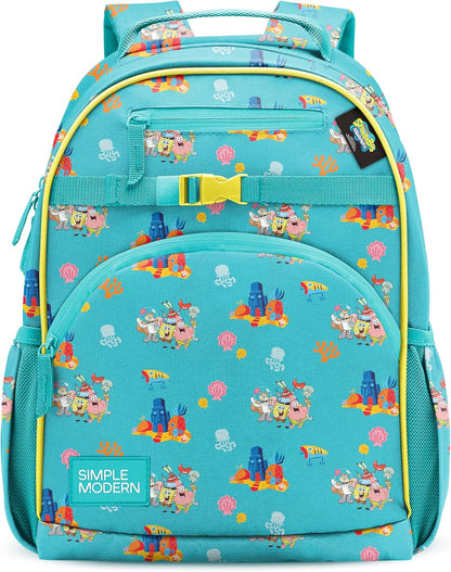 Simple Modern Mochila para niños y niñas escolares, Bob Esponja: Am...