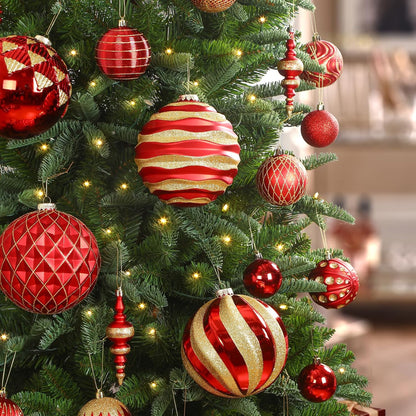 Alupssuc Adornos de bolas de Navidad grandes de 6 pulgadas\/5.906 i...
