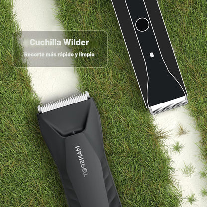 MANSPOT Recortador de pelo corporal y púbico para hombres, recortad...