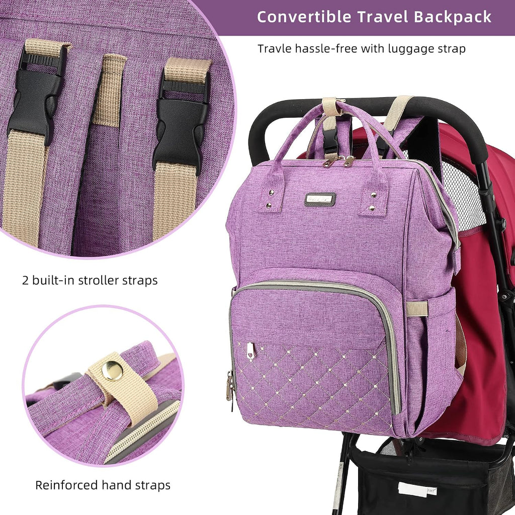 GAIVP Mochila para pañales, bolsas de pañales para bebés, niñas y n...
