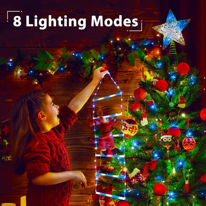 Toodour Luz LED de Navidad, luces decorativas de escalera de Navida...