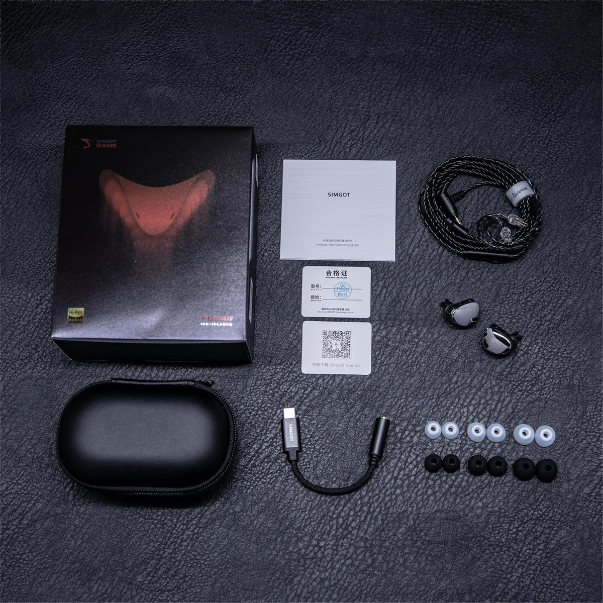 Linsoul SIMGOT EG280 1DD+1 Planar HiFi IEM y auriculares con cable...