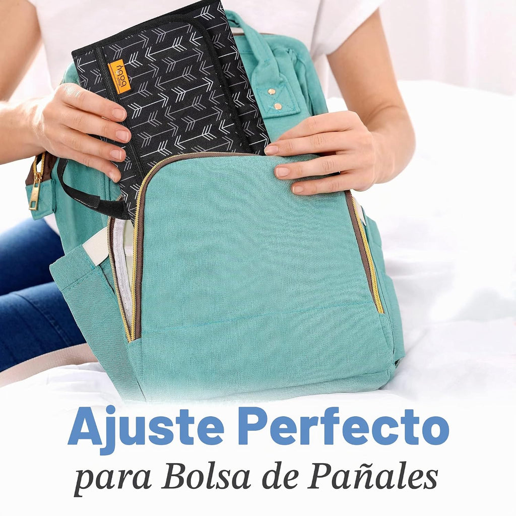 Kopi Baby Cambiador de pañales portátil, bolsillo para toallitas, f...