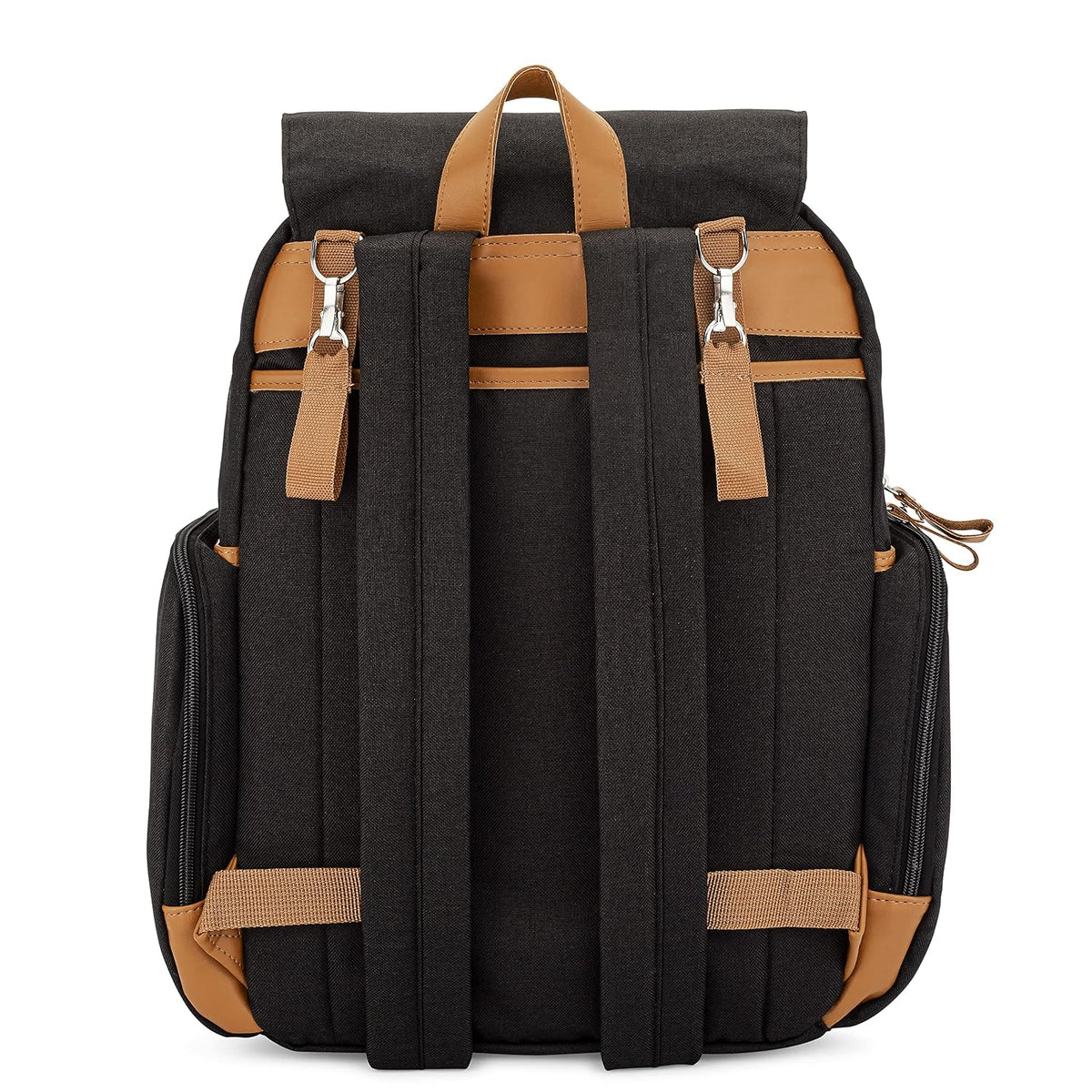 Parker Baby Co. - Mochila para pañales con cambiador, color negro |...