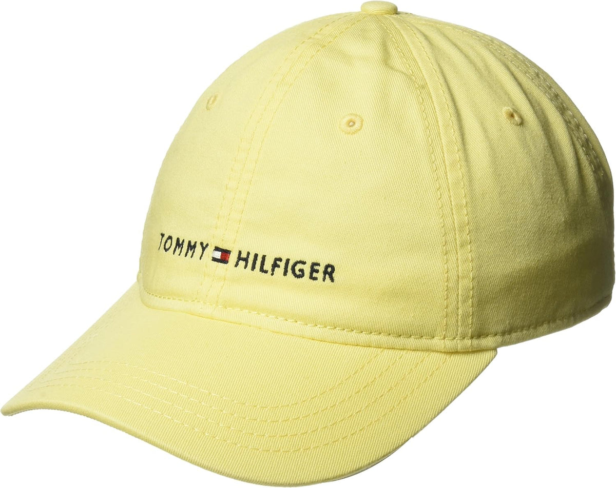 Tommy Hilfiger - Gorra de béisbol ajustable de algodón con logo par...