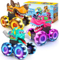 JOYIN Paquete de 3 juguetes Monster Truck para niños, camiones Mons...
