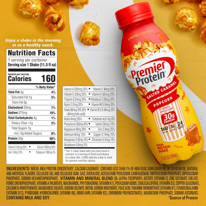 Premier Protein Edición limitada de 1.06 onzas de batido, palomitas...