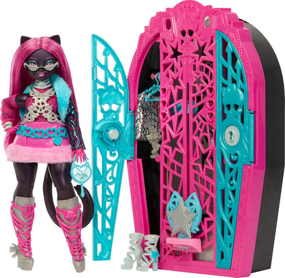 Set de muñeca Catty Noir de Skulltimate Secrets de Monster High y a...