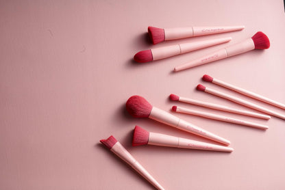 BS-MALL Juego de 18 brochas de maquillaje sintéticas de alta calida...
