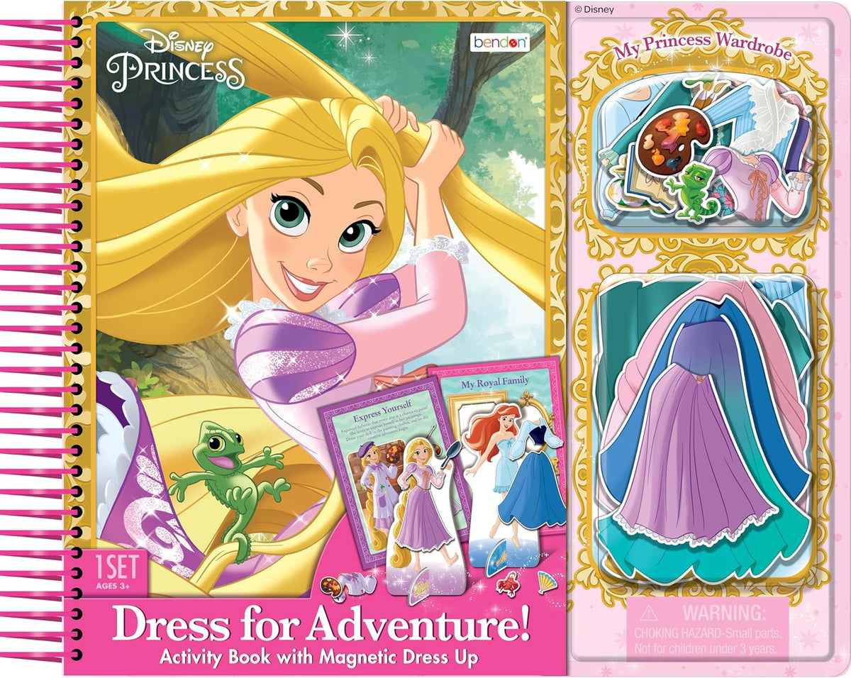Disney Princess Rapunzel y Ariel Libro de Actividades, Muñecas Magn...