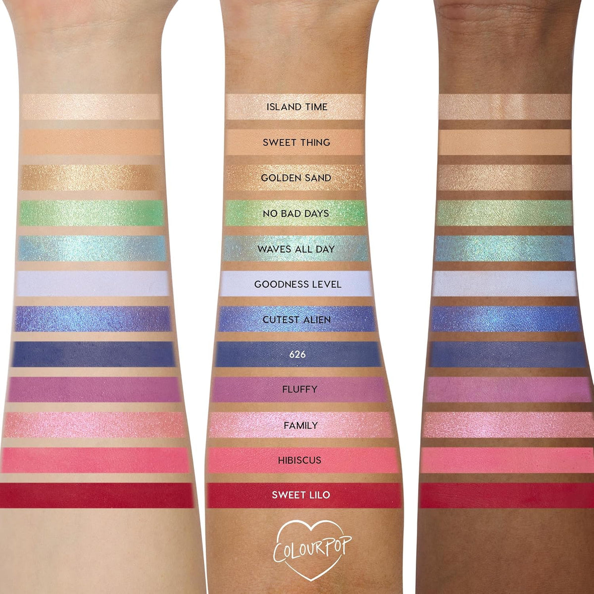 ColourPop x Disney Stitch Makeup Bundle \u2013 Beach Dreamin' P...
