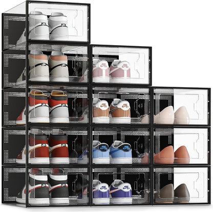 SEE SPRING Caja de almacenamiento para zapatos XX-Grande talla 14,...