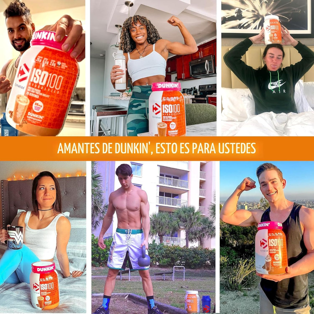 Dymatize Polvo de proteína ISO100, 100% aislado de suero de leche |...