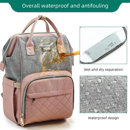GAIVP Mochila para pañales, bolsas de pañales para bebés, niñas y n...
