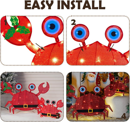 Dazzle Bright - Decoraciones navideñas para exteriores, 2 piezas de...