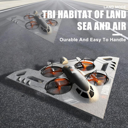 Virellia Drone RC 3 en 1 para Land Sea Air, avión de control remoto...