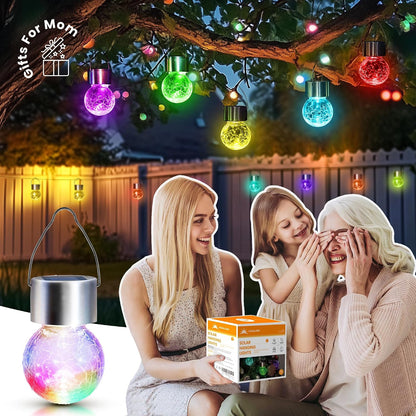 GIGALUMI Luces colgantes solares fuera de la luz solar de la decora...