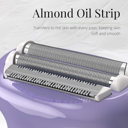Remington Afeitadora eléctrica suave y sedosa para mujer, afeitador...