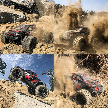 HAIBOXING 1\/18 4WD RC Truck 36KM\/H impermeable 2 baterías 2.4G co...